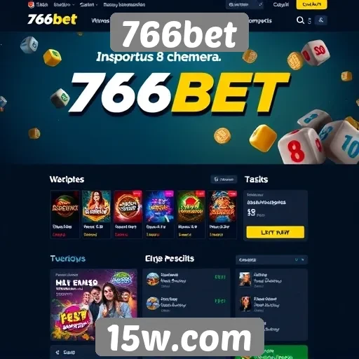 Acessibilidade e design do site 766bet